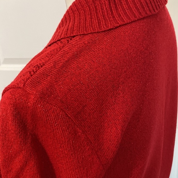 Laura Scott Medium Sparkly Red Top - Picture 4 of 10